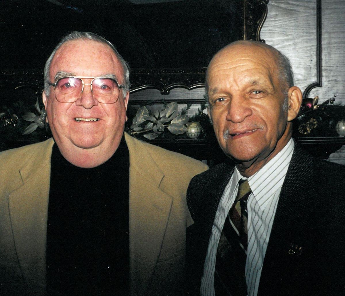 Foundation founder with Coach John McLendon