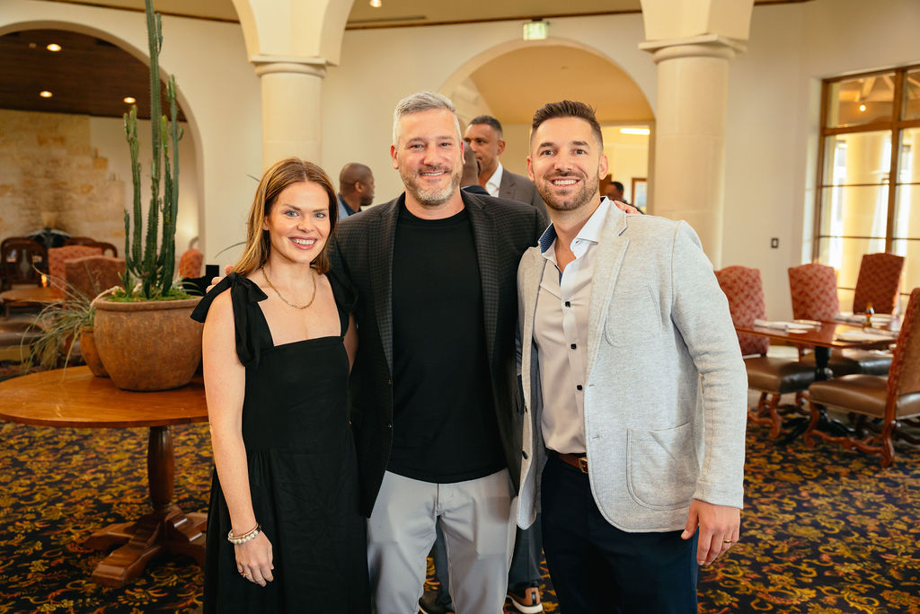 Attendees connecting at the McLendon Secret Summit reception